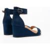 imageDREAM PAIRS Womens Open Toe Buckle Ankle Strap Platform Wedge Sandals Summer ShoesNavy