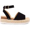 imageDREAM PAIRS Womens Platform Espadrilles Casual Ankle Strap Wide Wedge Sandals Comfortable Dressy Summer ShoesBlack