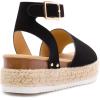 imageDREAM PAIRS Womens Platform Espadrilles Casual Ankle Strap Wide Wedge Sandals Comfortable Dressy Summer ShoesBlacknubuck