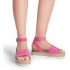 imageDREAM PAIRS Womens Platform Espadrilles Casual Ankle Strap Wide Wedge Sandals Comfortable Dressy Summer ShoesHot Pink