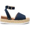imageDREAM PAIRS Womens Platform Espadrilles Casual Ankle Strap Wide Wedge Sandals Comfortable Dressy Summer ShoesNavysuede