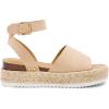 imageDREAM PAIRS Womens Platform Espadrilles Casual Ankle Strap Wide Wedge Sandals Comfortable Dressy Summer ShoesNude