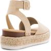 imageDREAM PAIRS Womens Platform Espadrilles Casual Ankle Strap Wide Wedge Sandals Comfortable Dressy Summer ShoesNude