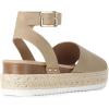 imageDREAM PAIRS Womens Platform Espadrilles Casual Ankle Strap Wide Wedge Sandals Comfortable Dressy Summer ShoesTaupe