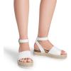 imageDREAM PAIRS Womens Platform Espadrilles Casual Ankle Strap Wide Wedge Sandals Comfortable Dressy Summer ShoesWhitepu