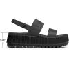 imageDREAM PAIRS Womens Platform Water Sandals Adjustable Lightweight Waterproof Summer Beach Wedge Chunky SandalsAll Black