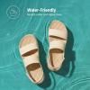 imageDREAM PAIRS Womens Platform Water Sandals Adjustable Lightweight Waterproof Summer Beach Wedge Chunky SandalsSand