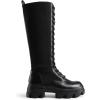 imageDREAM PAIRS Knee High Boots Women Fashion Combat Boots Chunky Platform Lace Up Lug Sole Boots For Women