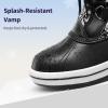 imageDREAM PAIRS Cozy Kids Snow Boots Warm amp WaterResistant Winter Boots with Faux Fur for AllDay Play NonSlip Mid Calf BootsBlackWhite