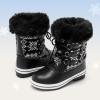 imageDREAM PAIRS Cozy Kids Snow Boots Warm amp WaterResistant Winter Boots with Faux Fur for AllDay Play NonSlip Mid Calf BootsBlackWhite