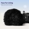 imageDREAM PAIRS Cozy Kids Snow Boots Warm amp WaterResistant Winter Boots with Faux Fur for AllDay Play NonSlip Mid Calf BootsBlackWhite