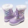 imageDREAM PAIRS Cozy Kids Snow Boots Warm amp WaterResistant Winter Boots with Faux Fur for AllDay Play NonSlip Mid Calf BootsLight Purple