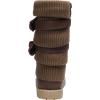 imageDREAM PAIRS Girls Winter Snow Boots Faux Fur Lined Mid Calf ShoesBrown