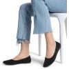 imageDREAM PAIRS Womens Pointed Toe Flats Comfortable Flexible Cushioned Slip On Business Work Office Casual Suede Ballet Flats Dress ShoesBlack