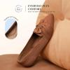 imageDREAM PAIRS Flats for Women Pointed Toe Foldable Knit Ballet Flats Comfortable SlipOn Dress Shoes Elegant Bow Flats for Work Office Business Casual TravelBrown
