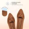 imageDREAM PAIRS Flats for Women Pointed Toe Foldable Knit Ballet Flats Comfortable SlipOn Dress Shoes Elegant Bow Flats for Work Office Business Casual TravelBrown
