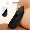imageDREAM PAIRS Flats for Women Pointed Toe Foldable Knit Ballet Flats Comfortable SlipOn Dress Shoes Elegant Bow Flats for Work Office Business Casual TravelBlack