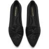 imageDREAM PAIRS Flats for Women Pointed Toe Foldable Knit Ballet Flats Comfortable SlipOn Dress Shoes Elegant Bow Flats for Work Office Business Casual TravelBlack