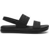 imageDREAM PAIRS Women Water Sandals Comfortable Flat Beach Platform Dressy Summer Walking ShoesAll Black