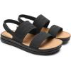 imageDREAM PAIRS Women Water Sandals Comfortable Flat Beach Platform Dressy Summer Walking ShoesBlack