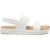 imageDREAM PAIRS Women Water Sandals Comfortable Flat Beach Platform Dressy Summer Walking ShoesWhite