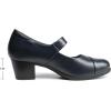 imageDREAM PAIRS Womens Chunky Low Block Closed Toe Heels Mary Janes Pumps Comfortable Round Toe Dress Work Wedding ShoesNavy