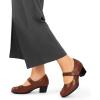 imageDREAM PAIRS Womens Chunky Low Block Closed Toe Heels Mary Janes Pumps Comfortable Round Toe Dress Work Wedding ShoesTanpu