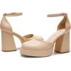 imageDREAM PAIRS Womens Chunky Platform High Heels Closed Toe Block Ankle Strap Dress Wedding Party Pumps ShoesNudepu