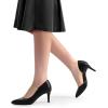 imageDREAM PAIRS Womens Dress High Heels Pumps Closed Pointed Toe Stiletto DOrsay Shoes for Wedding PartyBlackpu