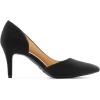 imageDREAM PAIRS Womens Dress High Heels Pumps Closed Pointed Toe Stiletto DOrsay Shoes for Wedding PartyBlacksuede