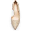imageDREAM PAIRS Womens Dress High Heels Pumps Closed Pointed Toe Stiletto DOrsay Shoes for Wedding PartyGoldglitter