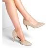 imageDREAM PAIRS Womens Dress High Heels Pumps Closed Pointed Toe Stiletto DOrsay Shoes for Wedding PartyGoldglitter