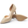 imageDREAM PAIRS Womens Dress High Heels Pumps Closed Pointed Toe Stiletto DOrsay Shoes for Wedding PartyGoldglitter