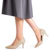 imageDREAM PAIRS Womens Dress High Heels Pumps Closed Pointed Toe Stiletto DOrsay Shoes for Wedding PartyGoldglitter