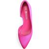imageDREAM PAIRS Womens Dress High Heels Pumps Closed Pointed Toe Stiletto DOrsay Shoes for Wedding PartyHot Pinksatin