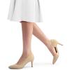 imageDREAM PAIRS Womens Dress High Heels Pumps Closed Pointed Toe Stiletto DOrsay Shoes for Wedding PartyNudepu