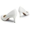 imageDREAM PAIRS Womens Dress High Heels Pumps Closed Pointed Toe Stiletto DOrsay Shoes for Wedding PartyWhitepu