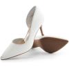 imageDREAM PAIRS Womens Dress High Heels Pumps Closed Pointed Toe Stiletto DOrsay Shoes for Wedding PartyWhitepu