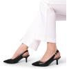 imageDREAM PAIRS Womens Kitten Heels Slingback Closed Pointed Toe Low Pumps Shoes Women Party Wedding Sexy Casual Dress ShoesAll Black