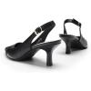 imageDREAM PAIRS Womens Kitten Heels Slingback Closed Pointed Toe Low Pumps Shoes Women Party Wedding Sexy Casual Dress ShoesAll Black