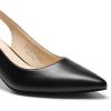 imageDREAM PAIRS Womens Kitten Heels Slingback Closed Pointed Toe Low Pumps Shoes Women Party Wedding Sexy Casual Dress ShoesBlack