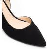 imageDREAM PAIRS Womens Kitten Heels Slingback Closed Pointed Toe Low Pumps Shoes Women Party Wedding Sexy Casual Dress ShoesBlacknubuck