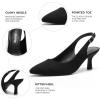 imageDREAM PAIRS Womens Kitten Heels Slingback Closed Pointed Toe Low Pumps Shoes Women Party Wedding Sexy Casual Dress ShoesBlacksuede1