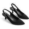 imageDREAM PAIRS Womens Kitten Heels Slingback Closed Pointed Toe Low Pumps Shoes Women Party Wedding Sexy Casual Dress ShoesBlacksuede1