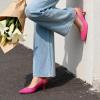 imageDREAM PAIRS Womens Kitten Heels Slingback Closed Pointed Toe Low Pumps Shoes Women Party Wedding Sexy Casual Dress ShoesHot Pink