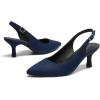 imageDREAM PAIRS Womens Kitten Heels Slingback Closed Pointed Toe Low Pumps Shoes Women Party Wedding Sexy Casual Dress ShoesNavysuede1