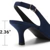 imageDREAM PAIRS Womens Kitten Heels Slingback Closed Pointed Toe Low Pumps Shoes Women Party Wedding Sexy Casual Dress ShoesNavysuede1