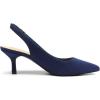 imageDREAM PAIRS Womens Kitten Heels Slingback Closed Pointed Toe Low Pumps Shoes Women Party Wedding Sexy Casual Dress ShoesNavysuede1