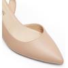 imageDREAM PAIRS Womens Kitten Heels Slingback Closed Pointed Toe Low Pumps Shoes Women Party Wedding Sexy Casual Dress ShoesNude