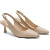 imageDREAM PAIRS Womens Kitten Heels Slingback Closed Pointed Toe Low Pumps Shoes Women Party Wedding Sexy Casual Dress ShoesNudepu